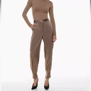 Babaton Refined Satin Cargo Pants